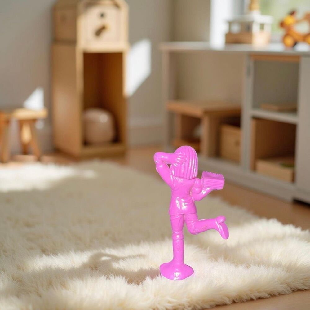 CUTIE Coolest Ultra Tiny Individuals on Earth Pink Glamour Chic Figure 1.5” A44